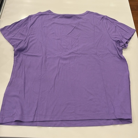 ON 34th Ribbed Tee Shirt, NWT. Size 2X - Picture 3 of 3